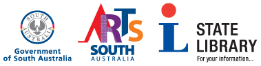 Government of South Australia Arts South Australia State Library of South Australia logos